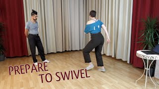 Followers Swivel preparation in Lindy Hop [upl. by Nalepka329]