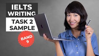 Band 9 IELTS Writing Task 2 SAMPLE ANSWER  Discuss both views [upl. by Aivax]