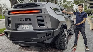 700 000 REZVANI VENGEANCE  810 HP Test drive and full review Road legal military truck [upl. by Aniela]