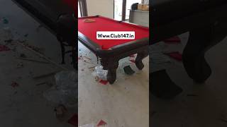 Pool Table Installation  Designer Pool Table pooltable 8ballpool trending playpool shortsfeed [upl. by Nnylsoj]