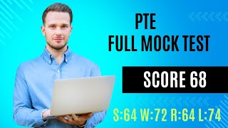 PTE full mock test practice overall score 68 [upl. by Rednas]