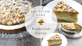 Bee Sting Cake  Authentic German Recipe for Bienenstich cake [upl. by Aika]