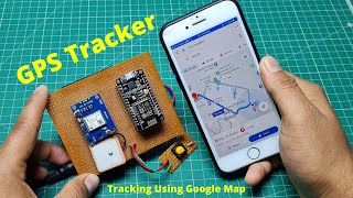 GPS Tracker Using NodeMCU  ESP8266 [upl. by Jaymee235]