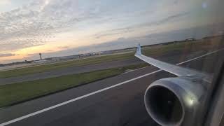 Early Morning Ryanair Takeoff from Stansted [upl. by Arno620]