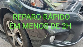 reparo rápido no parachoque do gm onix 2018 [upl. by Shawnee643]