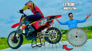 RC Losi Street Bike With Spike Tyre  Chatpat toy TV [upl. by Elinad]