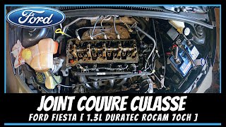 Comment remplacer son joint de couvre culasse sur Ford fiesta 20022008 [upl. by Anujra407]