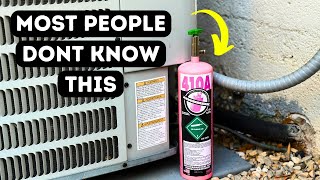 How To Add Refrigerant To Your Air Conditioner R410A amp R22 [upl. by Egor]