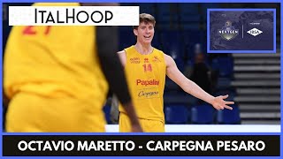 Ocatavio Maretto  Highlights Semi Pesaro vs Treviso  LBA Next Gen 2022 [upl. by Kristine]