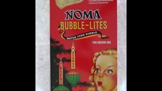 NOMA Nostalgia Series Christmas Bubble Lights [upl. by Corso]