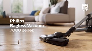 Philips Bagless Vacuum 7000 Series with TriActive LED nozzle [upl. by Brawley]