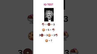 IQ TEST Sadece sayısalcılar cevabı hemen bulabiliyor matematik iqtest puzzle bulmaca iq [upl. by Atews]