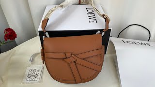 Loewe Gate Bag Small Thick Strap Unboxing [upl. by Meraree]