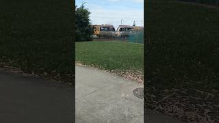 run TK48 running express through Strathpine station on a cloudy afternoon on Wednesday 04092024 [upl. by Ardnaskela]