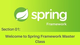 Spring framework Tutorial 001 Spring Framework Master Class Preview [upl. by Anahsal]