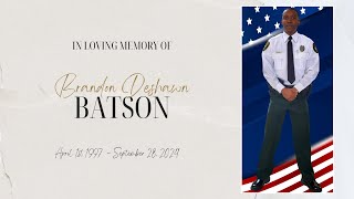 Brandon Deshawn Batson  Celebration of Life [upl. by Llenel]