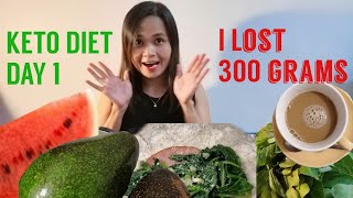 Keto Diet Day 1  I LOST 300 grams Check out my Meal prep [upl. by Pinchas]