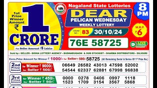 LIVE Lottery Sambsd 8pm Official 30102024 Result  Sikkim State Lottery [upl. by Willumsen367]