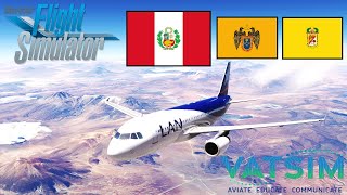 MSFS La Paz  Lima VATSIM [upl. by Cathleen]