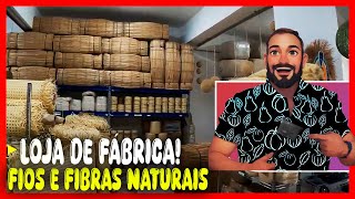 ARTESANATO CRIATIVO FIOS E FIBRAS NATURAIS  COMPRE DO FABRICANTE [upl. by Aileno]