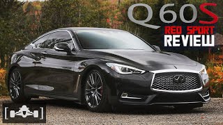 Infiniti Q60 Red Sport 400 Review  More Luxury Than Sport  Sponsored by MotorEnvycom [upl. by Johnny102]