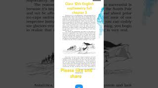 class12thenglish Class 12th English supllemetry full chapter3 [upl. by Sillig]