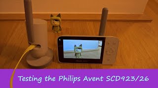 Philips Avent Connected Videophone SCD92326 Baby Monitor  Test [upl. by Eneiluj]