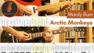 Mardy Bum  Arctic Monkeys Guitar Cover 10 with Tabs [upl. by Marjorie589]