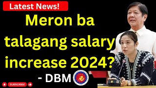 Salary increase for 2024 according to DBM [upl. by Hayman]