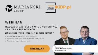 CENY TRANSFEROWE  NAJCZĘSTSZE BŁĘDY W DOKUMENTACJI tp ceny transferowe [upl. by Noakes621]