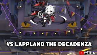 Arknights Vs Lappland The Decadenza  I Portatori Dei Velluti Final Boss [upl. by Roana857]