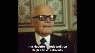 Il Presidente PERTINI sulla libertà di espressione [upl. by Hnid]