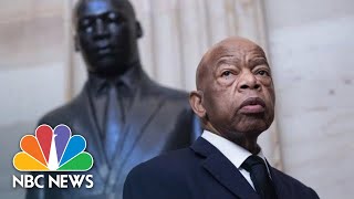 Live Body Of Rep John Lewis Arrives In DC For Ceremony At US Capitol  NBC News [upl. by Anais]