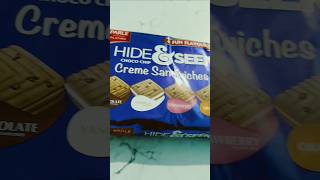 Hide amp Seek Cream Sandwich in 4 Flavours Chocolate Vanilla Strawberry Orange chocochipcookies [upl. by Divd]