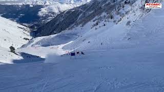 Anton Escoubas 🇫🇷  GS race in Saint Lary France weareskiing atomic [upl. by Sharron527]