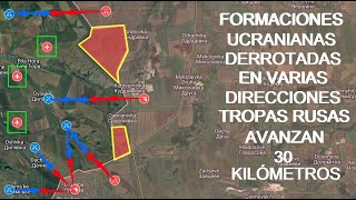 ¡TROPAS UCRANIANAS EN RETIRADA RUSOS AVANZAN MÁS DE 30 KILÓMETROS Y CAPTURAN OTRA LOCALIDAD [upl. by Delwin]