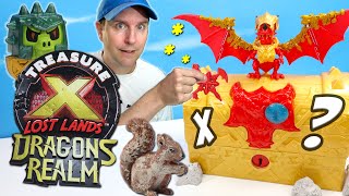 Treasure X Lost Lands Dragons Realm Gold Mystery Chest Opening Review [upl. by Aelhsa823]