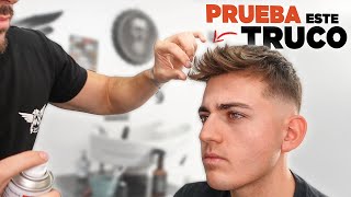 TRUCO para PEINAR PELO FINO hacia adelante  Peinado hombre [upl. by Netsruk]