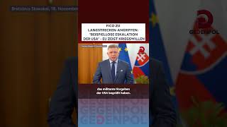 gegenpol shorts fico slowakei usa nato trump ukraine eu biden politik geopolitik news [upl. by Luhar]