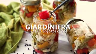 Giardiniera Italian Pickled Vegetables [upl. by Cung844]