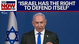 IsraelHamas war Netanyahu reacts to World Court ruling on genocide case  LiveNOW from FOX [upl. by Ikciv]