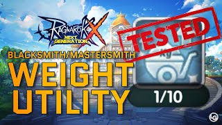 ROX  Mastersmith  Blacksmith Guide  Weight Utility Testing  Tagalog [upl. by Ahsaele]