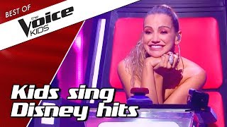 TOP 10  Kids sing BEST DISNEY SONGS in The Voice Kids [upl. by Adnoek264]