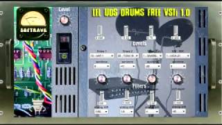 Lel UDS Drums Free VSTI Sounds Demo  Emulation of Famous Soviet Analog Module [upl. by Babs149]