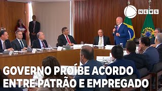 Governo proíbe acordo direto entre patrão e empregado [upl. by Nautna652]