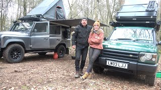 Landrover Woodland Rooftent Campers [upl. by Benjie]