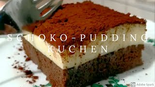 Schoko Pudding Kuchen Rezept  Super Soft und lecker  chocolate cake [upl. by Carlton]