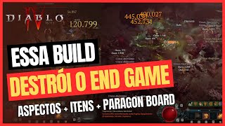 Diablo IV  Build INSANA de Druida batendo mais de 400k Gameplay e guia completo [upl. by Olivann444]