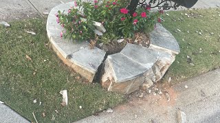 Hijo e’su Se le atravezo la jardinera al carro 😱 [upl. by Galven]