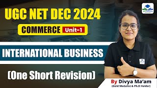 International Business  Commerce  Paper2  NETJRF 2024  Apni University  By Divya Mam [upl. by Enohsal]